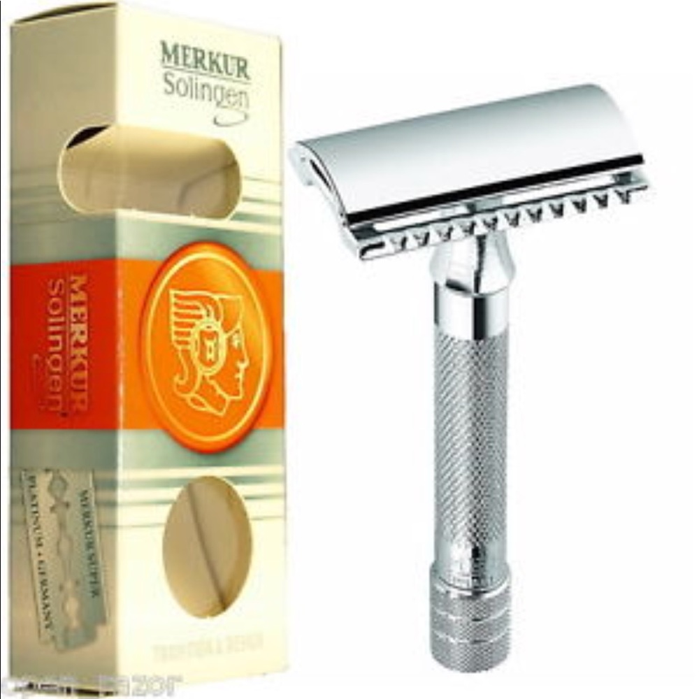 MERKUR Classic Safety Chrome Finish Razor (4 Left)